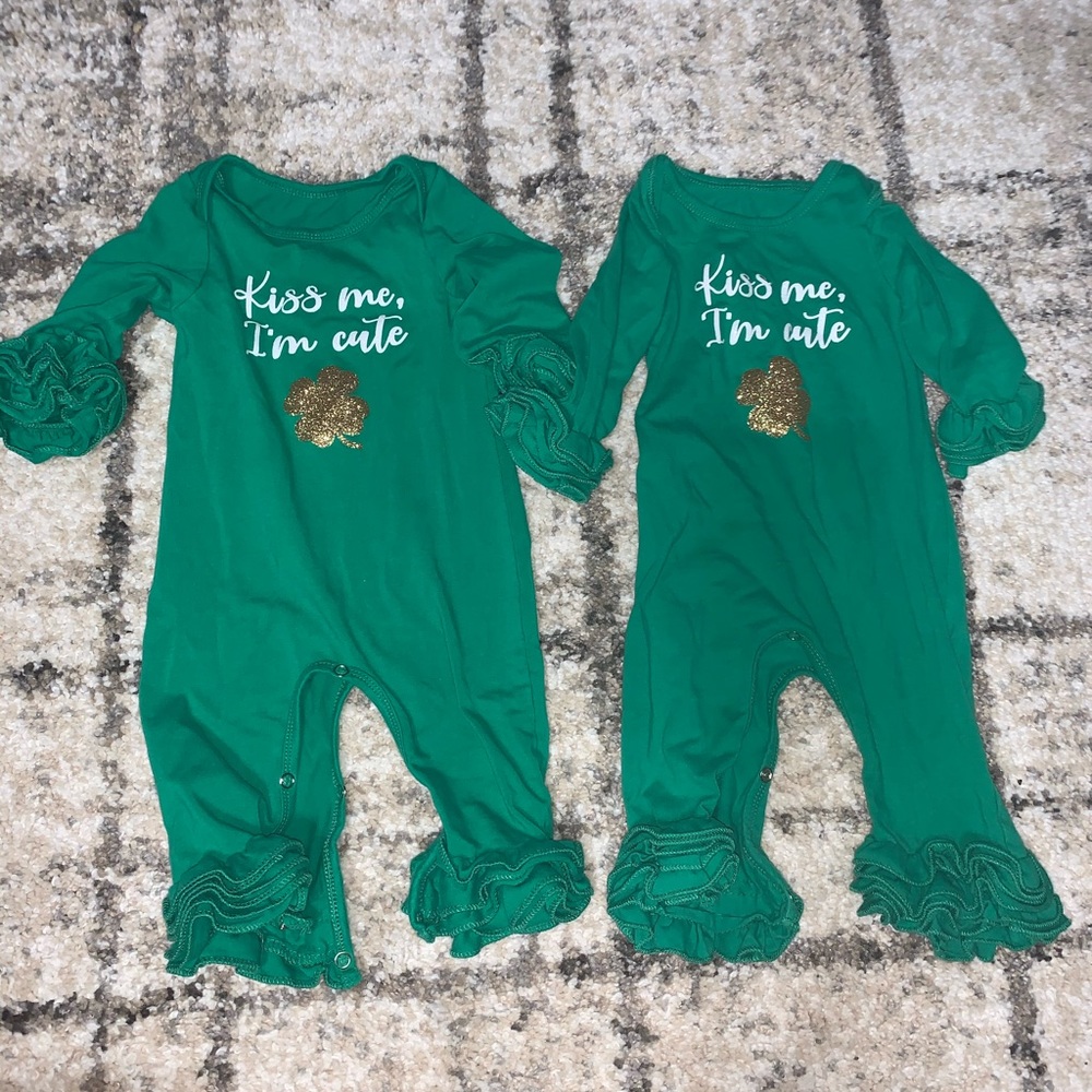 St Patrick’s day twin set